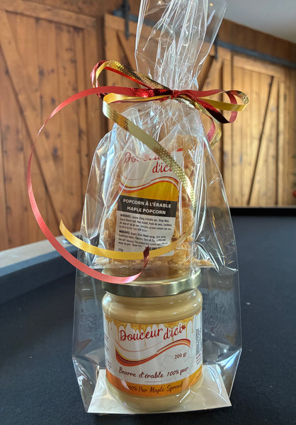 Duo beurre d’érable et popcorn